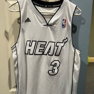 Adidas White Hot Heat Dwyane Wade Jersey